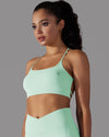 DJP Green Mint Crossed Top