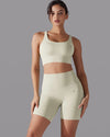 DJP White Bird Short Gym Suit