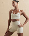 DJP Beige Mist Short Gym Suit