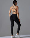 DJP Luxurious Black Pearl Long Gym Suit