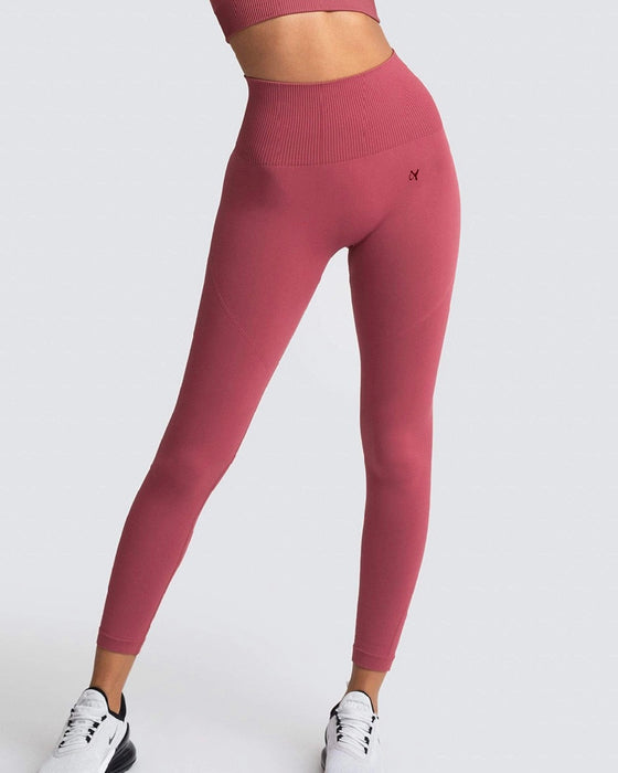 DJP Red Peach Seamless Legging