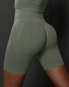 DJP Green Forest Short Gym Suit