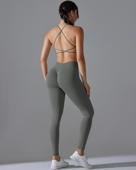 DJP Luxurious Grey Essence Long Gym Suit