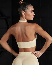  DJP Beige Coconut Open Back Top