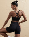 DJP Black Sapphire Short Gym Suit