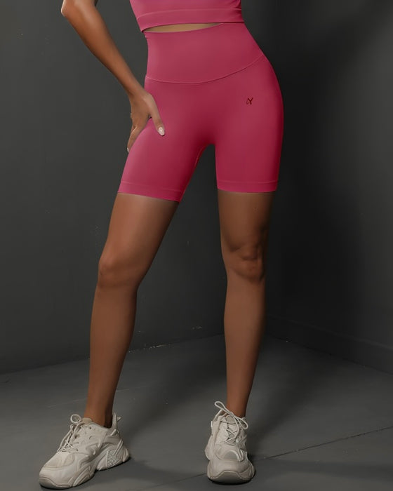 DJP Pink Macron Short Gym Suit