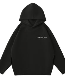  Devy the Odds x DJP Oversized Black Hoodie