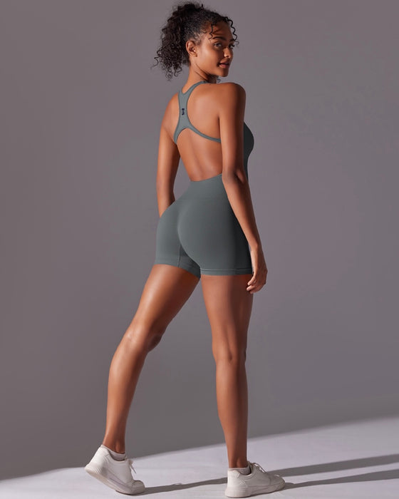 DJP Grey Ice Short Bodysuit